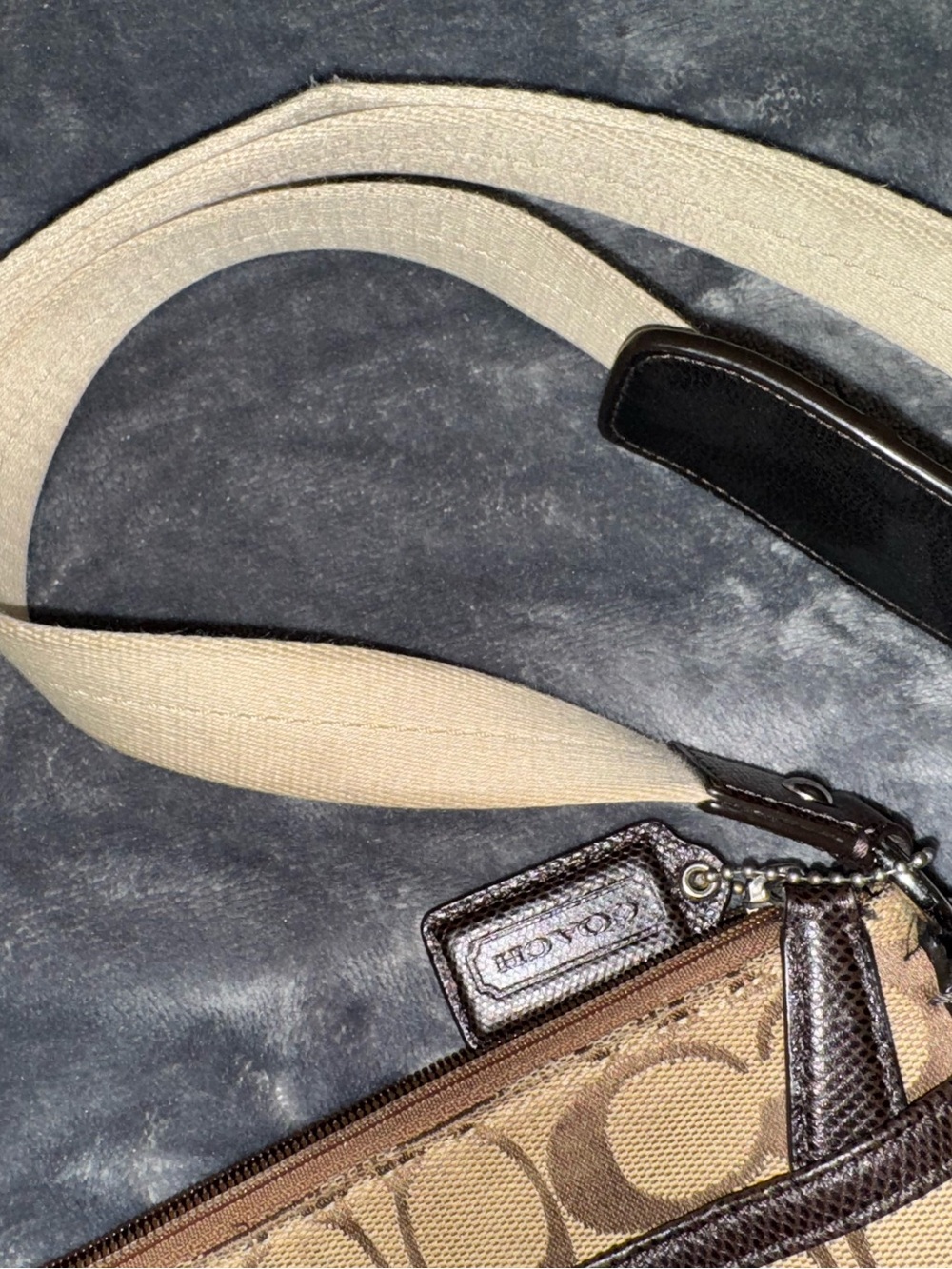 Coach Signature Crossbody Messenger Bag - Picture 3 of 5